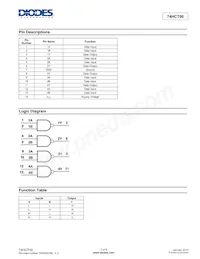 74HCT00S14-13 Datasheet Page 2
