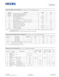 74HCT00S14-13 Datasheet Page 3