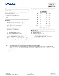 74HCT04S14-13 Datasheet Cover