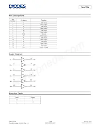 74HCT04S14-13 Datasheet Page 2