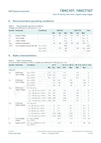 74HCT107N Datasheet Page 5