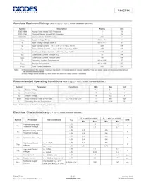 74HCT14S14-13 Datasheet Page 3