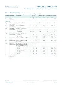 74HCT163N Datasheet Page 8