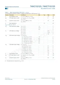 74HCT1G125GW Datasheet Pagina 7