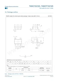 74HCT1G125GW Datasheet Page 13