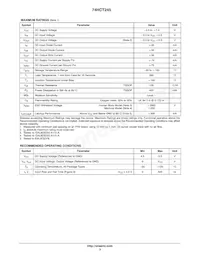 74HCT245DTR2G Datasheet Page 3