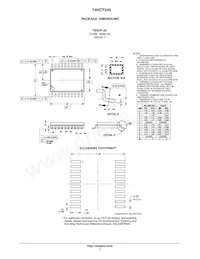 74HCT245DTR2G Datasheet Page 7