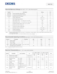 74HCT32S14-13 Datasheet Page 3