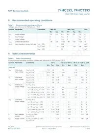 74HCT393N Datasheet Page 6