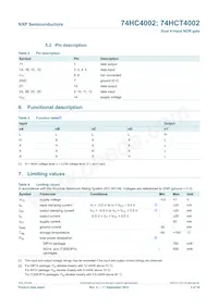 74HCT4002N Datasheet Page 3