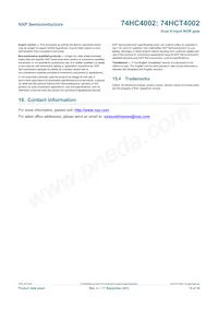 74HCT4002N Datasheet Page 15