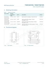 74HCT40105N Datasheet Page 2