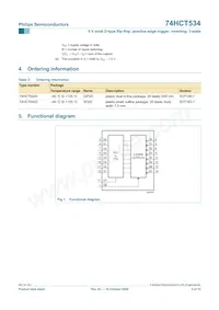 74HCT534N Datasheet Page 2