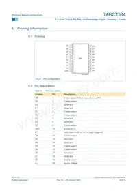 74HCT534N Datasheet Page 4