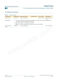 74HCT534N Datasheet Pagina 13