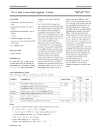 74HCT652N Datasheet Page 2