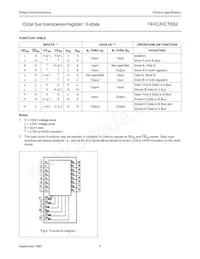74HCT652N Datasheet Page 4
