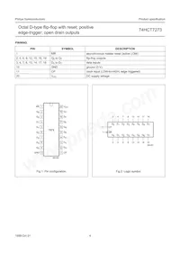74HCT7273D Datasheet Page 4