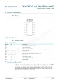 74HCT7403D-Q100 Datasheet Page 4