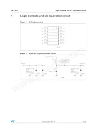 74LCX07MTR Datasheet Page 3