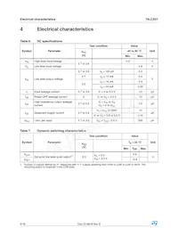 74LCX07MTR Datasheet Page 6