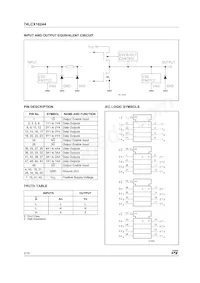 74LCX16244TTR Datasheet Page 2