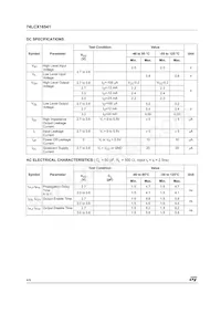 74LCX16541TTR Datasheet Page 4
