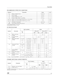 74LCX32MTR Datasheet Page 3