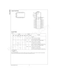 74LCX646MSAX Datasheet Page 2