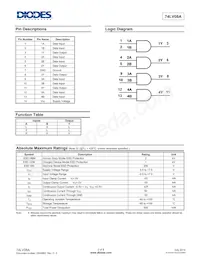 74LV08AT14-13 Datasheet Page 2