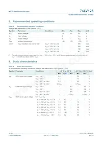 74LV125DB Datasheet Page 4