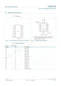74LV132N Datasheet Page 3