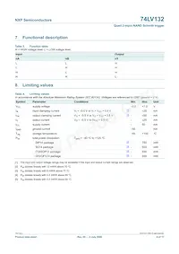 74LV132N Datasheet Page 4
