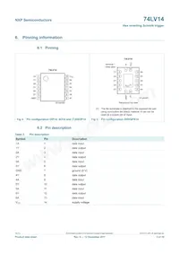 74LV14N Datasheet Page 3