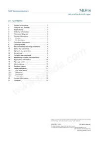 74LV14N Datasheet Pagina 19