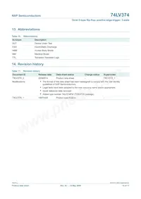 74LV374PW Datasheet Pagina 15