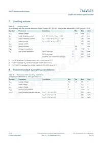 74LV393N Datasheet Page 5