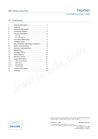 74LV541D Datasheet Page 15