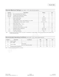 74LVC14AT14-13 Datasheet Page 3