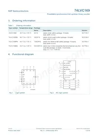 74LVC169D Datasheet Pagina 3