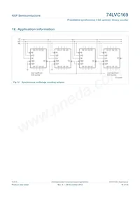 74LVC169D Datasheet Page 16