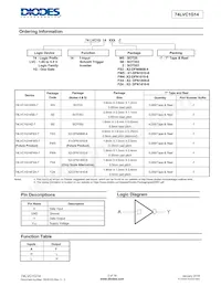 74LVC1G14Z-7 Datasheet Page 2