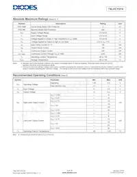 74LVC1G14Z-7 Datasheet Page 3