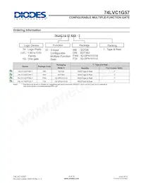 74LVC1G57FZ4-7 Datasheet Page 9