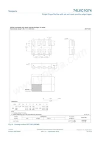 74LVC1G74GD/S470 Datasheet Page 21