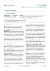 74LVC241AD Datasheet Pagina 15