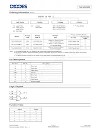 74LVC2G02HK3-7 Datasheet Page 2