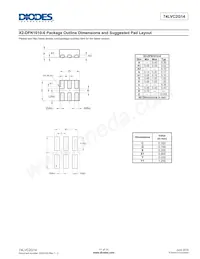 74LVC2G14FW4-7 Datasheet Pagina 11