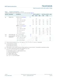 74LVC623APW Datasheet Page 8