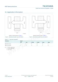 74LVC646APW Datasheet Page 15